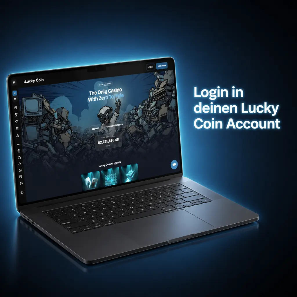 Lucky Coin Login Anleitung mit E-Mail, Telefonnummer, Passwort und Sicherheitscode für sicheren Kontozugriff