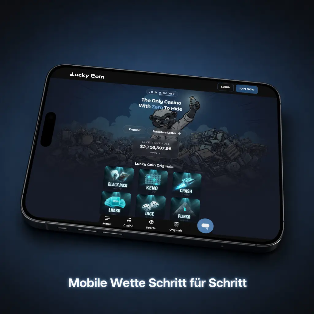 Schritt-für-Schritt-Anleitung zur mobilen Wette: App öffnen, Quote wählen, Einsatz prüfen und Wette bestätigen