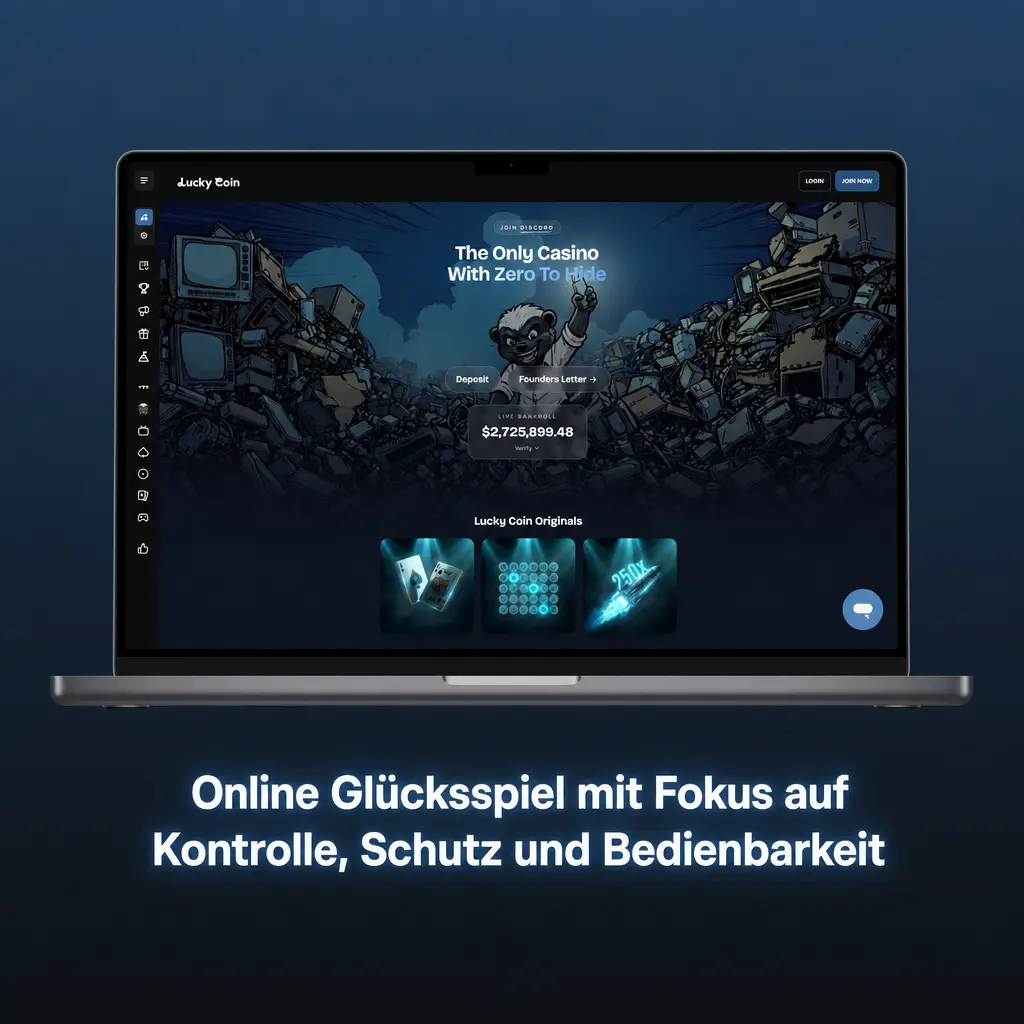 Lucky Coin Online-Glücksspiel mit Sportwetten, Casino, App-Zugang und Fokus auf Sicherheit
