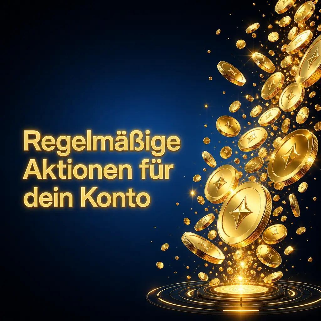 Lucky Coin Bonusbereich mit Einzahlungsbonus, Rückvergütung, Gratiswetten, Freispielen und Prämien