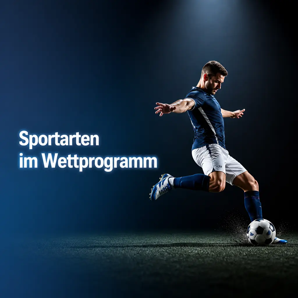 Sportarten im Wettprogramm 2026 mit Fußball, Tennis, Basketball, Eishockey, Boxen, Motorsport und Esports
