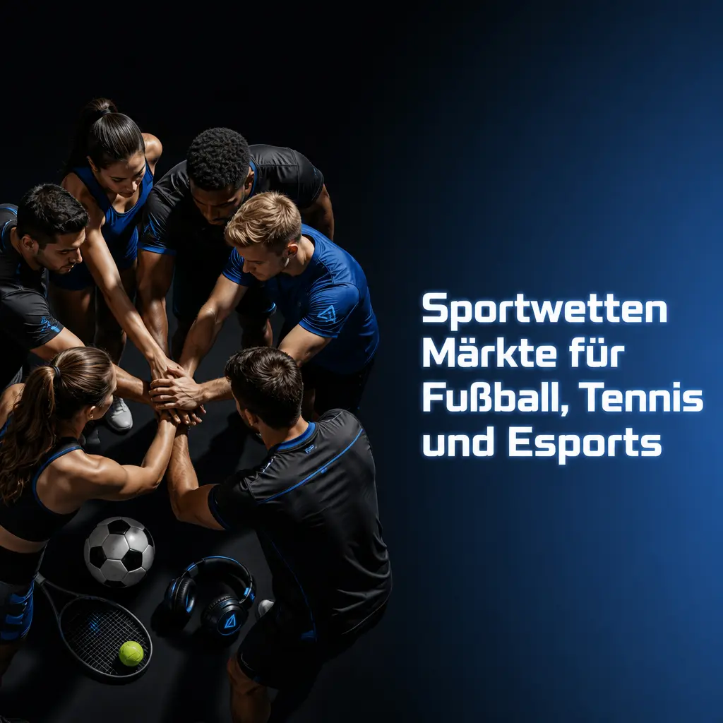 Sportwetten Märkte 2026 für Fußball, Tennis, NBA, NHL und Esports mit Live Wetten und Kombiwetten
