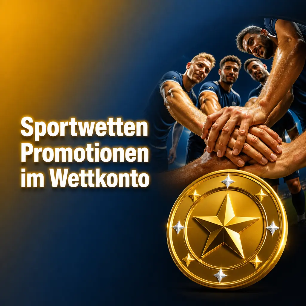Sportwetten Aktionen im Wettkonto mit Einsatzart, Quote, Mindestwette, Ablaufzeit und Prämie