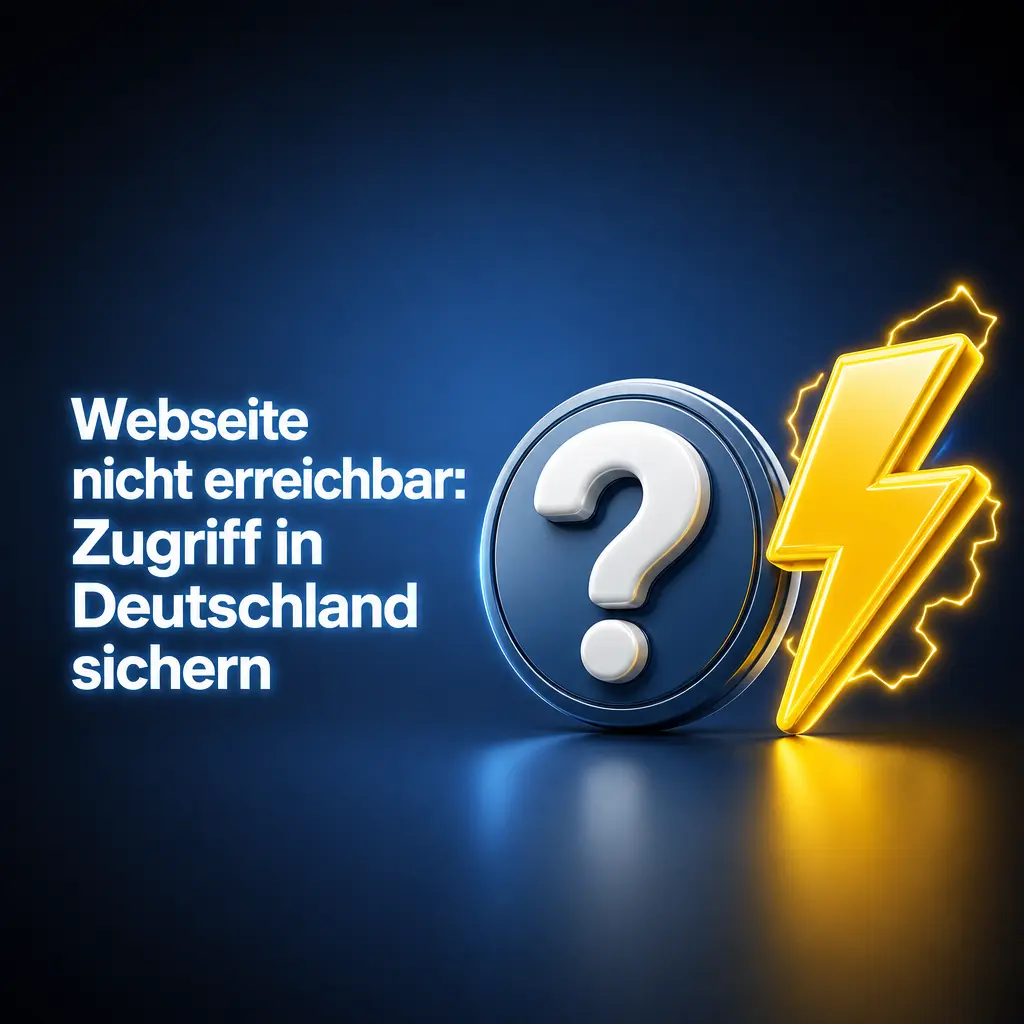 Webseite nicht erreichbar in Deutschland: sichere Ersatzdomains, DNS-Filter, VPN-Hinweise und Lucky Coin Zugriff